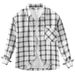 Checkered Fresh Long Sleeved Shirt For Men, Fashionable And Versatile, Artistic And Casual Loose Top_viptrois.com