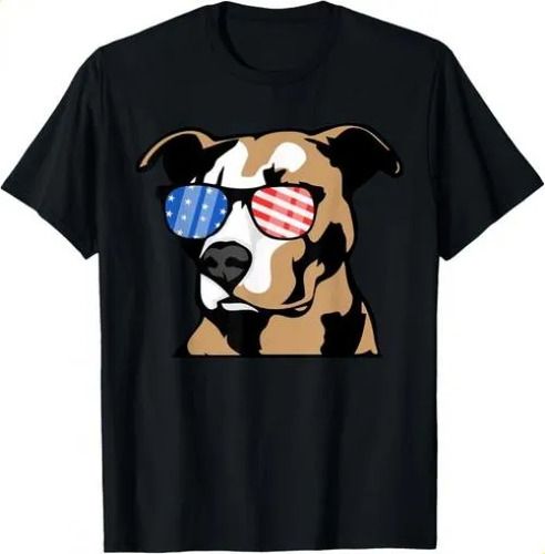 T-shirtt-shirtpatriotic Pitbull - 2026 Usa American Flag July 4_viptrois.com