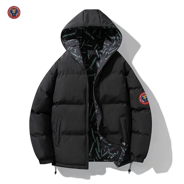 Men's Clothing Cotton Padded Coat European And American Autumn And Winter Coat Tiger Head 002 Men's Cotton Padded Coat Thickened Bread Coat Coat_viptrois.com