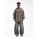2026 Autumn And Winter New American Style Tassel E‘mbroidered Letter Simple Versatile Hooded_viptrois.com