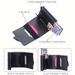 Men's Wallet Card Cases Dual Card RFID Automatic Card Holder Men's Short Double Layer Carbon Fiber Anti Theft Card Holder Magnetic Buckle Card Holder_viptrois.com