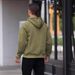 Men's Casual Half-Zip Hooded Sweatshirt - Military Green Relaxed Fit With Multiple Pockets (S-XXL, Polyester Knit, Unisex Pullover For Everyday Wear)_viptrois.com