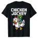 MENS WOMENS Chicken Jockey Pixel Funny Lover Game Present Friends Unisex T-Shirt Mens Womens Tees Top_viptrois.com