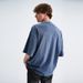 Summer New National Trend Brand Niche Design Puzzle Print Washed Loose Short Sleeve T-Shirt For Men_viptrois.com