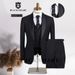 Men's Clothing Wedding Groomsmen Three Piece Suit_viptrois.com
