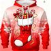 Pure Digital 3D Printed Santa Claus Series Unisex Loose Casual Sweatshirt European Size Independent Foreign Trade No_viptrois.com