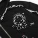 Cartoon Embroiery Loose Hooe Carigan Sweatshirt Men Lace Trim Patchwork Design Sense Niche Jacket Spring Autumn_viptrois.com