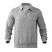 Men's Clothing Spring And Autumn Long Sleeved Tops Half Zip Jacquard Lapel Loose Sweatshirt_viptrois.com