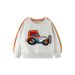 Malwee Sweatshirt Autumn New Long Sleeve Base Shirt Casual Round Neck Children's Clothing_viptrois.com
