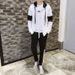 Men's Clothing Autumn Hip-Hop Hoodie Set Trendy Loose Fit Long Sleeve T-Shirt Pants Two-Piece Outfit For Students (Zip-Up & Pullover Styles)_viptrois.com