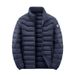 Men's Winter Hooded Puffer Jacket With Fleece Lining, Oversized Fit, Warm & Stylish Coat For Urban Fashion (Black/Grey/Blue)_viptrois.com