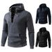 Men's Clothing Zip-Up Hoodie – Lightweight & Breathable Polyester Pullover With Adjustable Drawstring Hood (S-2XL) | Casual Streetwear (Dark Gray)_viptrois.com