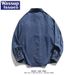 Washed Old Denim Shirt Men's Spring Korean Version Loose High-end Long-sleeved Tooling Shirt_viptrois.com