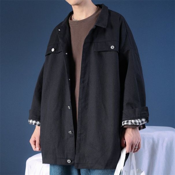 Loom European And American Workwear Student Trendy Super Popular Denim Jacket National Trend Men's Casual_viptrois.com