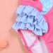 Mother & Kids New Girls One Piece Swimsuit Cute Ruffled Cartoon Baby Girl Swimsuit High Quality Comfortable High Elastic High Quality_viptrois.com