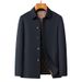 High-End Business Men's Clothing For Middle-Aged And Elderly 2025 Autumn Winter Thin Cotton Jacket Dad Wool Padded_viptrois.com