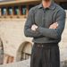 Men's Clothing Autumn And Winter Thick Warm Sweater Loose Casual Lapel Polo Shirt All Match Slim Pullover Bottoming Sweater_viptrois.com