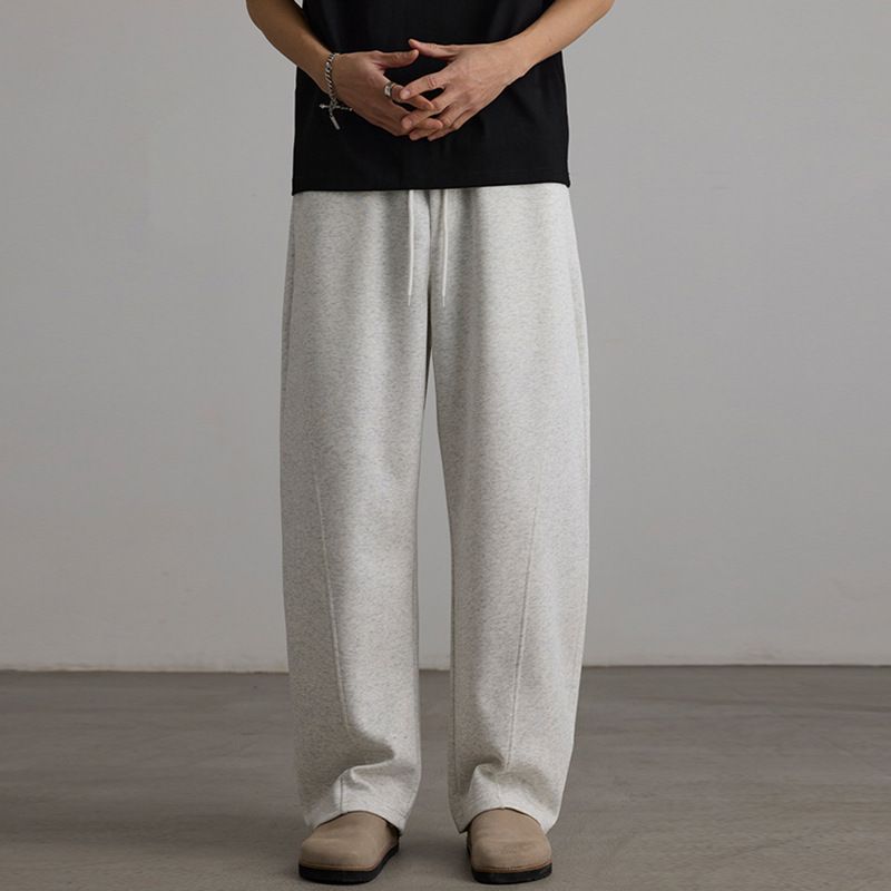 Men's Clothing Men's Gray Machete Casual Pants Men And Women's Trendy Brand Deconstruction Lazy Loose Silhouette Sports Sweatpants_viptrois.com