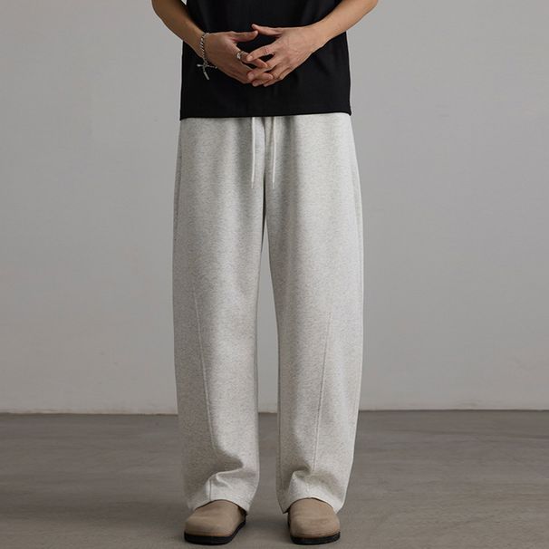 Men's Clothing Men's Gray Machete Casual Pants Men And Women's Trendy Brand Deconstruction Lazy Loose Silhouette Sports Sweatpants_viptrois.com