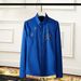 Men's Clothing Long Sleeved Shirt Trendy Star Pattern Fashionable Casual Top For Men Premium Embroidered Shirt Long Sleeve For Formal & Casual_viptrois.com