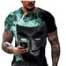 2025 Summer New 3D Digital Personalized Printed Fashion Trend Men's Short Sleeved T-shirt_viptrois.com