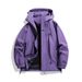 "Unisex Waterproof Windbreaker Jacket – Lightweight Polyester Raincoat With Hood For Outdoor Adventures & Streetwear"_viptrois.com