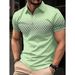 Men's Clothing Golf Shirt Zipper Polo Shirt Casual Short Sleeve Summer Street Wear_viptrois.com