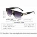 Men's Square Retro Sunglasses Fashionable Outdoor Driving Lampshade Glasses UV Protection-_viptrois.com