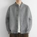 Two-Piece Men's Jacket Autumn Winter Cardigan Sweater Knitted Casual Versatile Stylish Trendy Fashion Base Shirt_viptrois.com