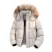 Nordmann Source Factory Winter New Fur Collar Hat Down Jacket Detachable Fashion Large Size Thickened Elegant Coat Trendy_viptrois.com