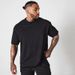 260G Heavy Cotton Large Size T-shirt Foreign Trade Men's Loose Shoulder Sleeves, Fitness Casual Round Neck T-shirt Bottoming Shirt_viptrois.com