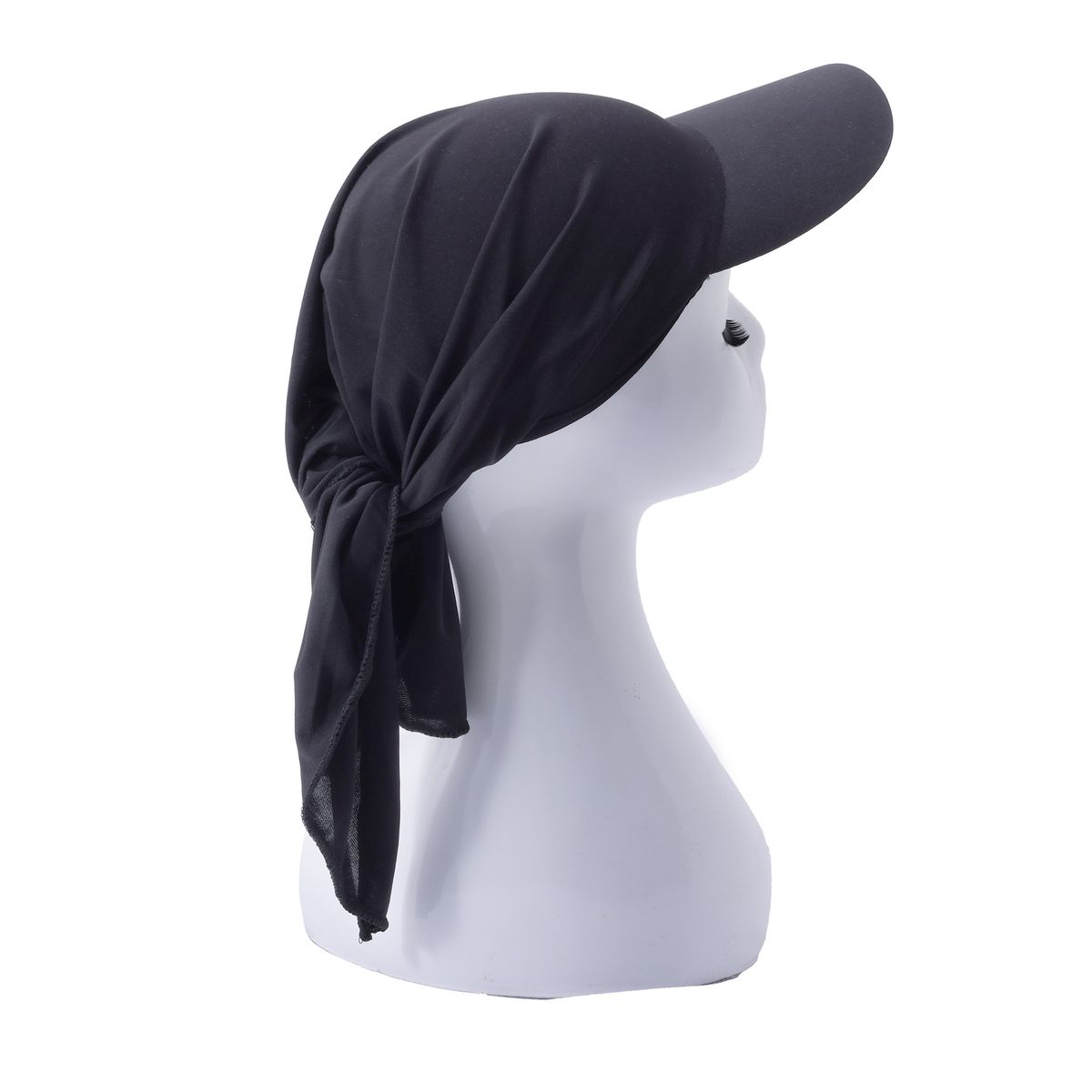 Women's Fashion Headscarf Hat – Multi-Color Pleated Bow Design With Adjustable Strap & Brim_viptrois.com