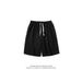 Japanese Harajuku Style Solid Color Casual Shorts For Men - Loose Fit Breathable Summer Short Pants With Elastic Waistband_viptrois.com
