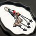 Bag Pendant Butterfly Bag Pendant, Trendy Tassel Keychain, Beaded Glass Woven Rope Bag Hanging_viptrois.com