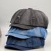 Women's Hats Denim Short Brim Cap For Women Four Seasons Washed Old Literary Painter Cap Versatile Casual Big Head Show Face Small Hat_viptrois.com