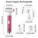 2024 New Four In One Women's Machine Electric Knife Type-C Charging Digital Display For Private Shaving Of Pubic Hair_viptrois.com