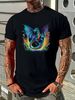 Imagine Being A Dragon Breathing Fire Magical Wings Men T-Shirt Casual Streetwear Slightly Summer Soft Fashion Stylish Graphic Stretched Homme_viptrois.com