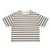 Men's Clothing Men's Mesh Short Sleeved High Quality Striped Round Neck Boxy Short Sleeved T Shirt Men_viptrois.com
