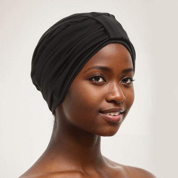 New Women's Elastic Breathable Comfortable Front And Back Two Wear Headscarf Hat Hair Cap Chemotherapy Cap_viptrois.com
