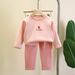 Children's Homewear Boys Pajamas Girls Velvet Thermal Underwear Long Johns Set Children's Wear_viptrois.com