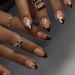 Leopard Print & Star Almond Short False Nails - Sweet & Cool Wearable Nails (Finished Product) - European & American Style_viptrois.com