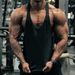 Men's Clothing Summer Sports Leisure Fitness Running Cotton Vest Thin Strap Solid Color Vest Men_viptrois.com