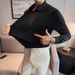 Men’s Clothing New Nylon Spandex Four Sided High Elastic Seamless Shirt For Men Free Ironing White Inch Shirt High End Business Men's Casual Shirt_viptrois.com