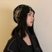 Niche thin tie-dye bag head hat women's spring and autumn new versatile fashionable stacking hat_viptrois.com
