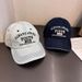 Women's Hats Cowboy Hat Women's Spring And Summer New Baseball Cap Sunshade Fashion Retro Letter Embroidered Duckbill Cap Trend_viptrois.com