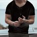 2025 Hot-Selling Summer Thin Men's T-Shirt Solid Color Loose Fit European Size Crew Neck Base Shirt_viptrois.com