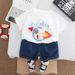Boys' Dress 2025 New Handsome Children's Summer 1-5 Year Old Baby Short Sleeve Stylish Two Piece Set Trendy Clothes_viptrois.com