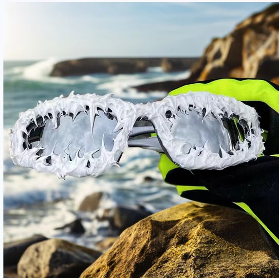 Purely Handmade Street Shaped Sunglasses, Avant Garde Heavy American Black Gothic Style Party Sunglasses For Men And Women_viptrois.com