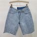 Men’s Clothing Goods Permed Diamond Raw Edge Jeans Women's Shorts Straight Pants Trend Spring And Summer New High Waist Versatile Shorts_viptrois.com