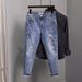 Men's Cropped Jeans New Summer Autumn Korean Style Trendy Slim Fit Versatile Design Pants_viptrois.com